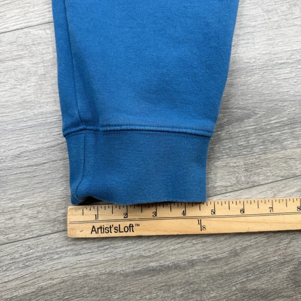 Nike Club Fleece Joggers Mens Medium Blue Tapered Swoosh Sweatpants BV2671-407
